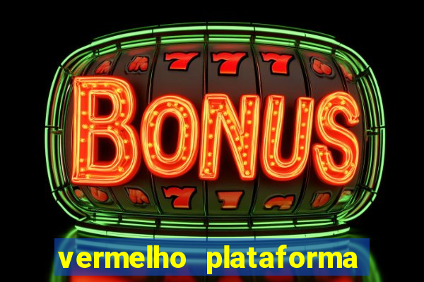 vermelho plataforma de jogos